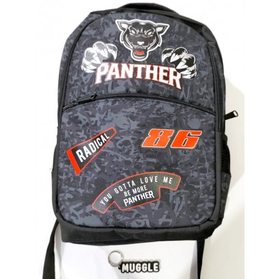 Panther Sırt Çantası Siyah Pt-9819