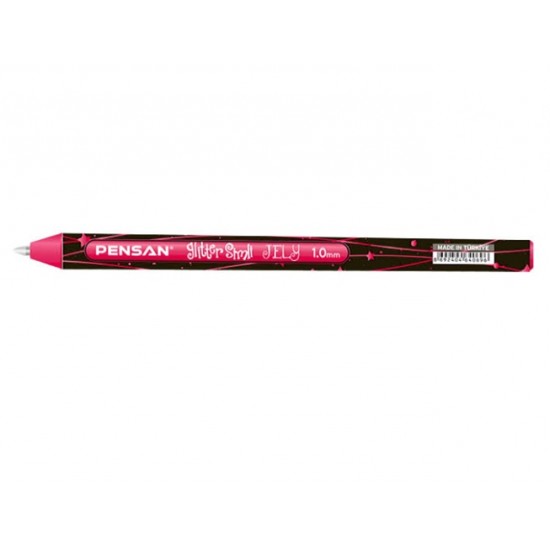 Pensan Glitter Simli Jel Kalem Pembe - 3 adet