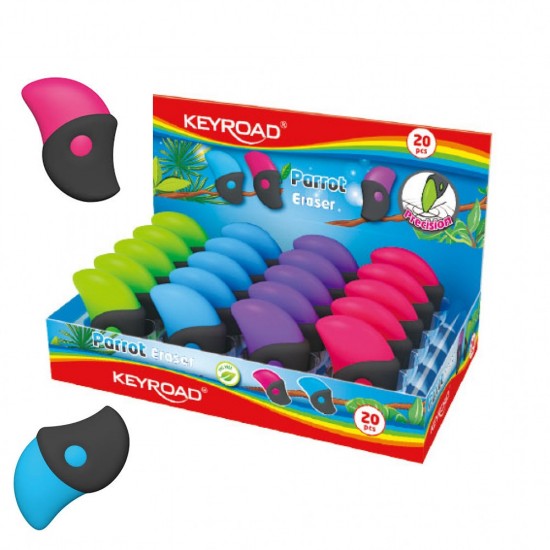 Keyroad Parrot Silgi Renkli 2 adet