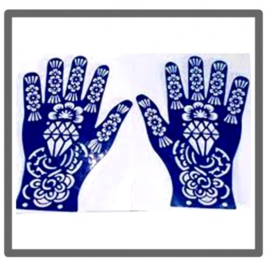 Kına Şablonu El Tipi