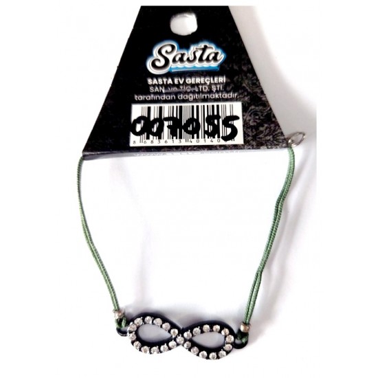 Sasta Lüks Kristal Bileklik No 13