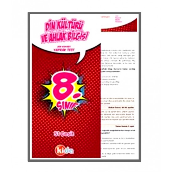 Kida - 8.Sınıf Din Kültürü ve Ahlak Bilgisi Yaprak Test