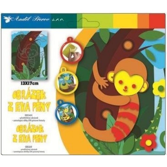 Kids Arts Elişi Seti Ca 9246 3D Eva Çalışması Çeşitli desenler