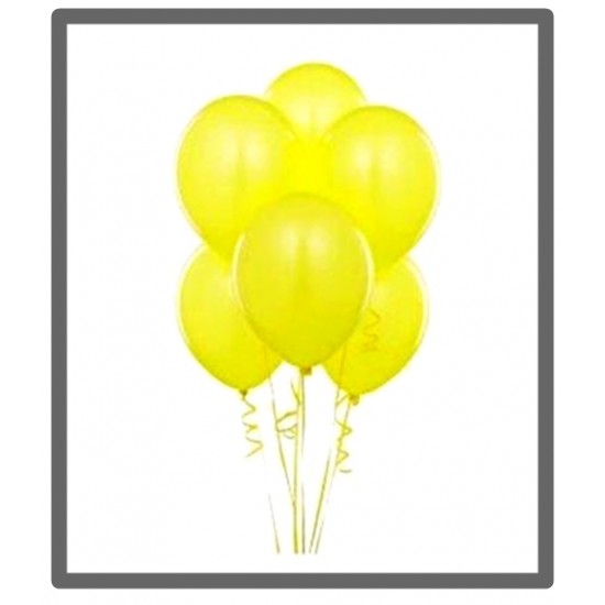 Balon Metalik Altın Sarı Balon - 10 adet