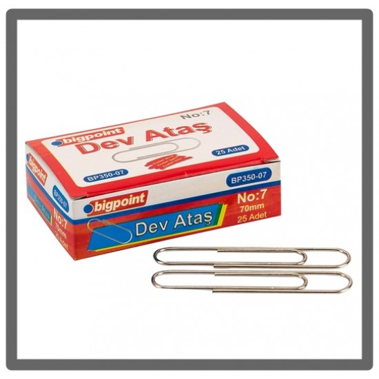 Bigpoint Nikel Ataş No:7 (70mm) - 2 kutu