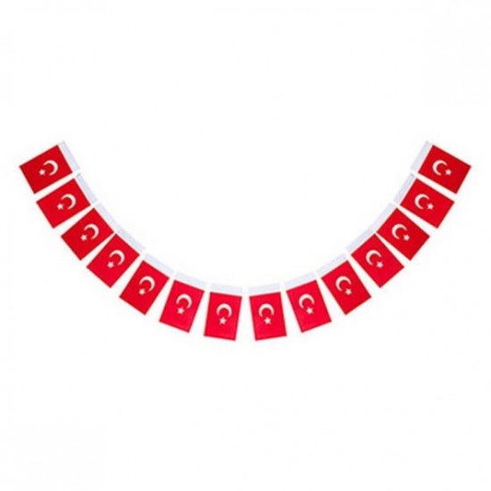 Nedi Sıralı İpli Bayrak Orta - 2 paket