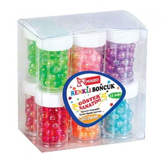 Renkli Boncuk Tuzlukta 2 adet