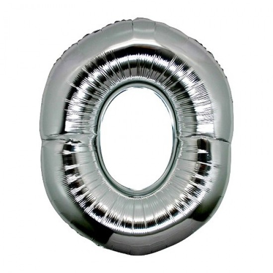 Folyo Balon Gümüş O Harfi 100 cm