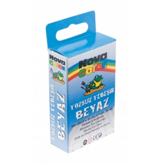 Nova Color Tebeşir Beyaz 10Lu