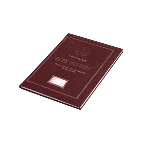 Ders Defteri 8 Dersli Yoklamalı Ciltli Tek Gün 25X35 - 4 adet