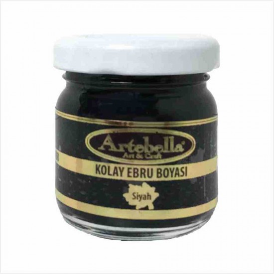 Artebella Kolay Ebru Boyası 36080040 Siyah 40ml