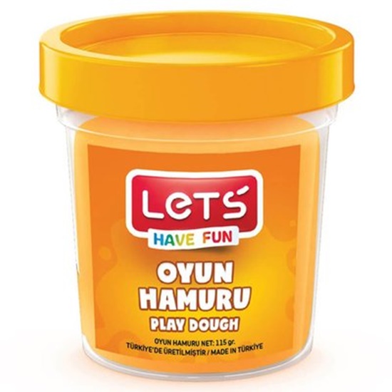 Lets Oyun Hamuru 115 Gr Turuncu - 2 adet