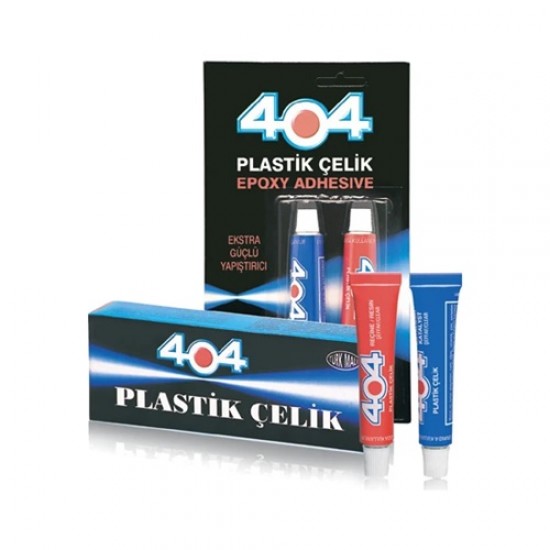 404 Plastik Çelik Şeffaf Yapıştırıcı 16Gr