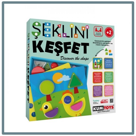 Kumtoys Şeklini Keşfet Oyun Seti