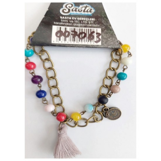 Sasta Lüks Kristal Bileklik No 5 - 3 adet