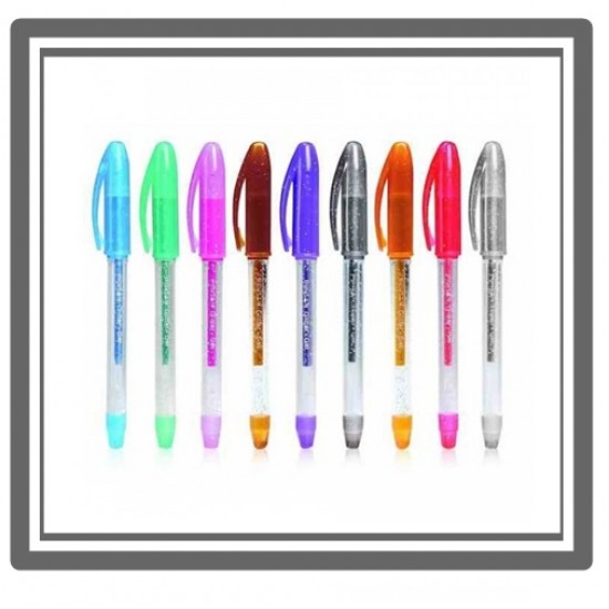 Pensan Simli Jel Kalem 1Mm Gümüş - 2 adet