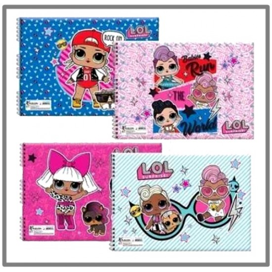 Lol Resim Defteri 25X35 15 Yaprak Spiralli - 4 adet