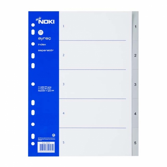 Ayraç 1-5 Rakamlı - 6 adet