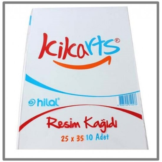 Kikarts Resim Kağıdı 25X35 10Lu - 6 paket
