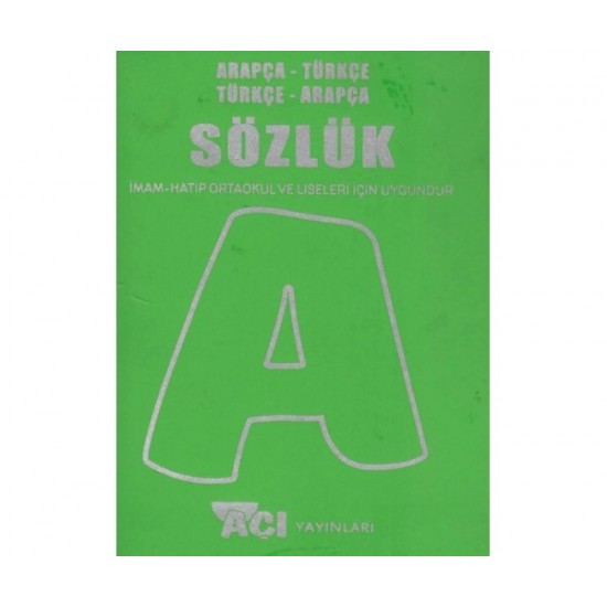 Açı - Arapça Türkçe Sözlük