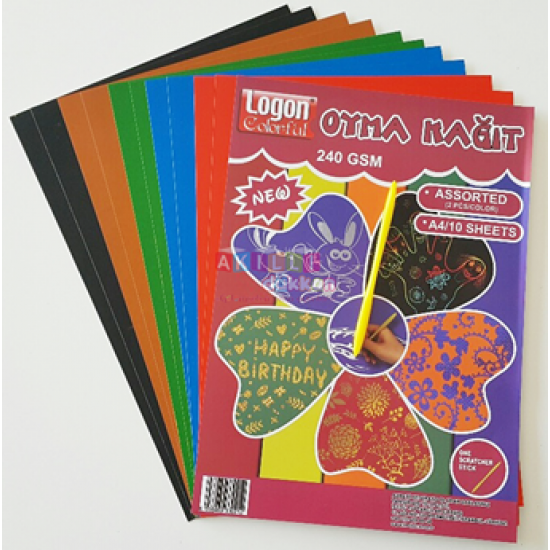 Logon Oyma Kağıt A4 10Lu