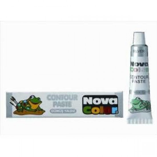 Nova Color Kontür Boya Gümüş Yaldız