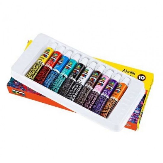 Nova Color Akrilik Boya Tüp 10Lu
