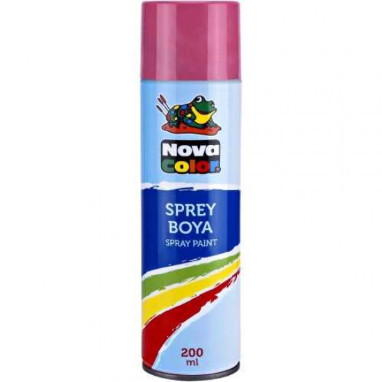 Nova Color Sprey Boya Pembe 200 ml
