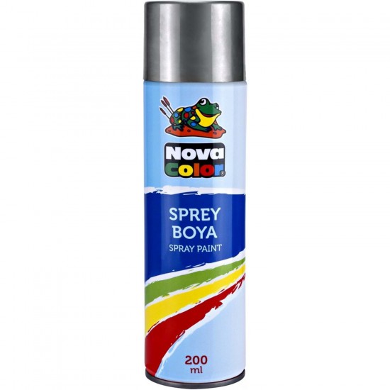 Nova Color Sprey Boya Gümüş 200 ml