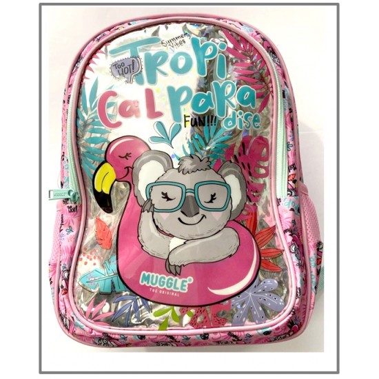 Muggle Okul Çantası Tropical Paradise Pembe Mu-8904