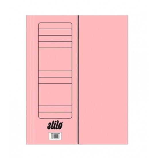 Stilo Pembe Yarım Kapak Dosya - 10 adet