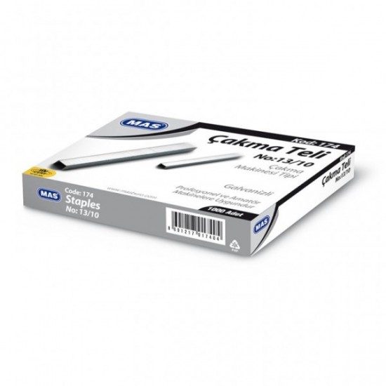 Mas Çakma Teli No:13/10 Zımba Teli - 3 kutu