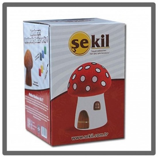 Şekil - Mantar Kumbara Boyama Seti