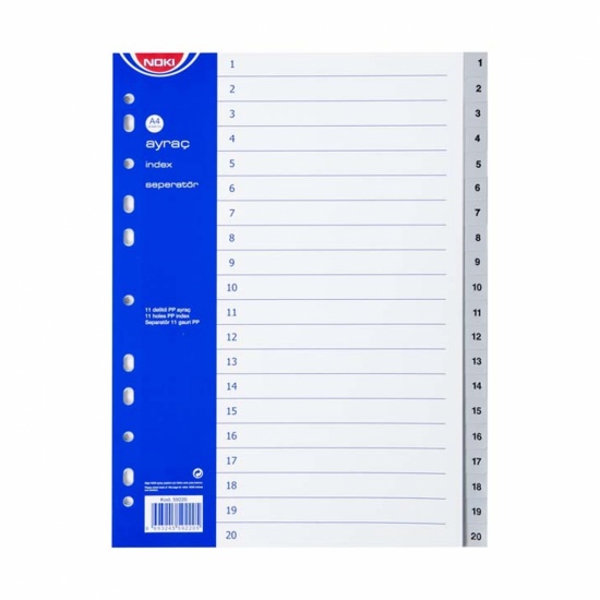 Ayraç 1-20 Rakamlı