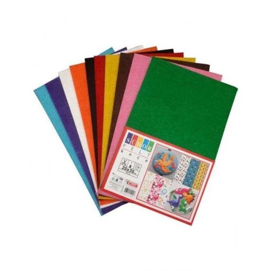 Südor Yapışkanlı Keçe A4 10Lu