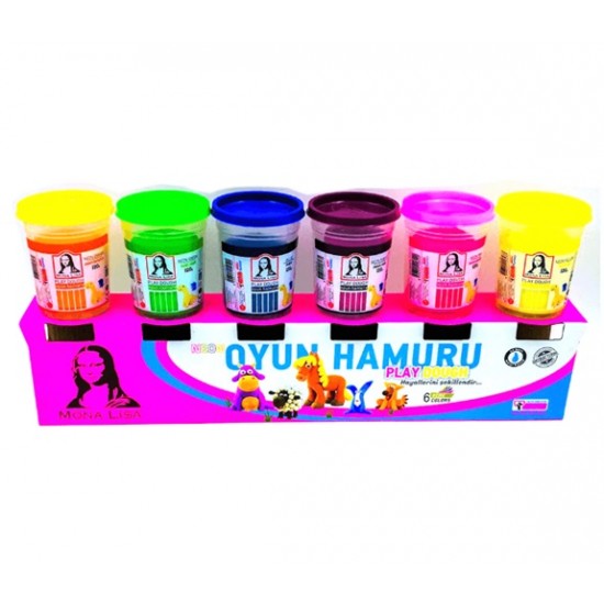 Mona Lisa Fosforlu Oyun Hamuru 6Lı