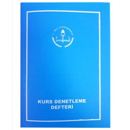 Kurs Denetleme Defteri Plastik Kapak 20X28