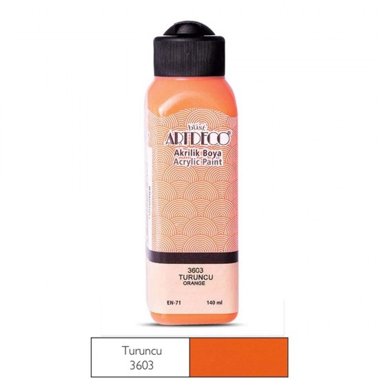 Artdeco Akrilik Boya 140 ml Turuncu