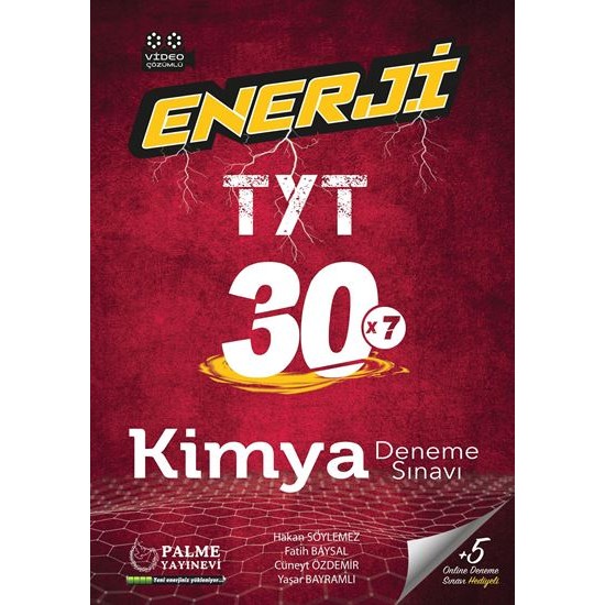 Palme Enerji Tyt Kimya Deneme 30X7