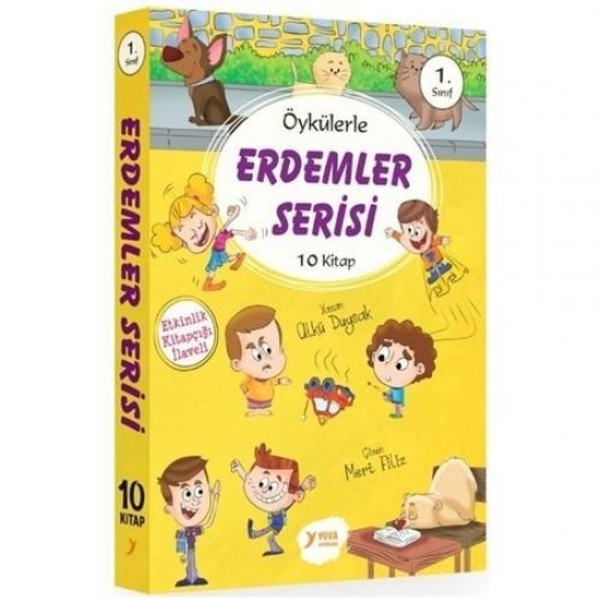 Yuva - Öykülerle Erdemler Serisi 1.Sınıf 10 Kitap