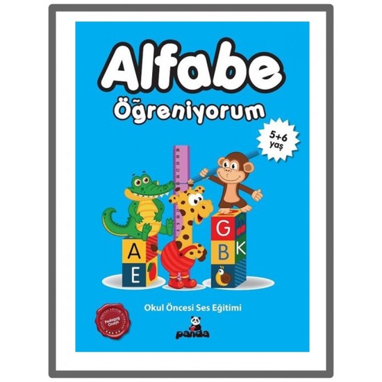 Beyaz Panda - Alfabe Öğreniyorum 5+6 Yaş