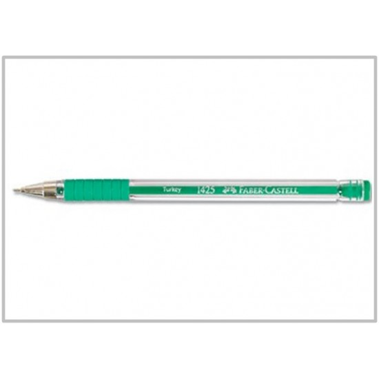 Faber Castell Tükenmez Kalem 1425 Yeşil - 3 adet