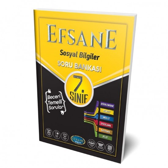 Efsane 7.Sınıf Sosyal Bilgiler Soru Bankası kitabı Efsane 7.Sınıf Sosyal Bilgiler Soru Bankası kitabı