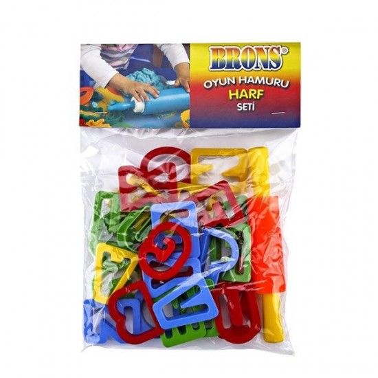 Brons Oyun Hamuru Kalıbı Seti Harf Brons Oyun Hamuru Kalıbı Seti Harf