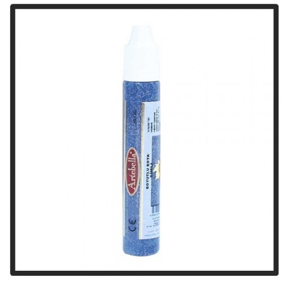Artebella Boyutlu Boya 307630 Simli Mavi 30 ml