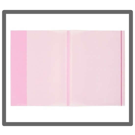 Bigpoint A4 Hazır Defter Kabı 5li Paket Şeffaf Kırmızı Bigpoint A4 Hazır Defter Kabı 5li Paket Şeffaf Kırmızı
