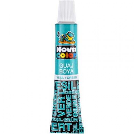 Nova Color Guaj Boya Yeşil Tüp 2 Adet