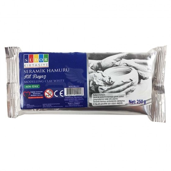 Südor Seramik Hamuru 250 Gr Beyaz