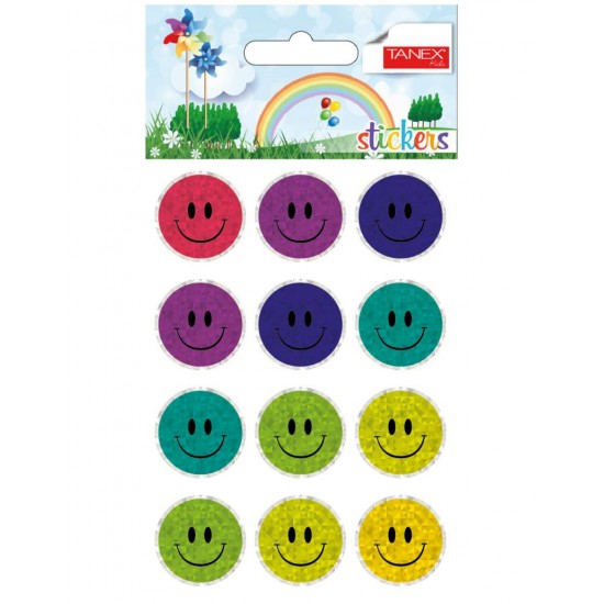 Tanex Gülen Yüz Sticker 2Li Stc-220