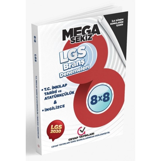 Cevap 8.Sınıf İnkılap Tarihi İngilizce Branş Denemesi 8X8